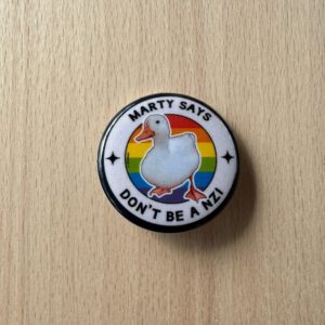 Button - Marty - Don't be a NZI