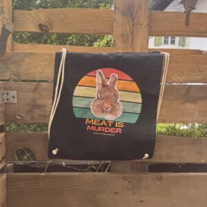👜 Turnbeutel "Mia - Meat is murder" – Ein Stück Ellswiese zum Mitnehmen