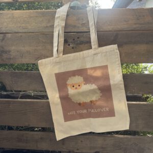 👜 Stoffbeutel "Schaf - Not your pullover" – Ein Stück Ellswiese zum Mitnehmen